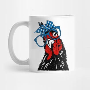 mother chicken bandana Mug